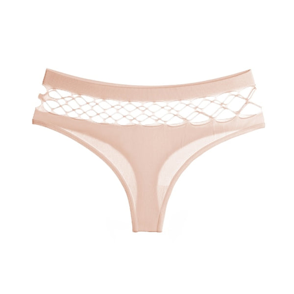 TERMEZY Hollow Out Lingerie Europe Seamless Sexy Panties Women  Elasticity Underwear Temptation Middle-waist G String Underpant