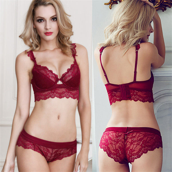Lace Lingerie Bra Set